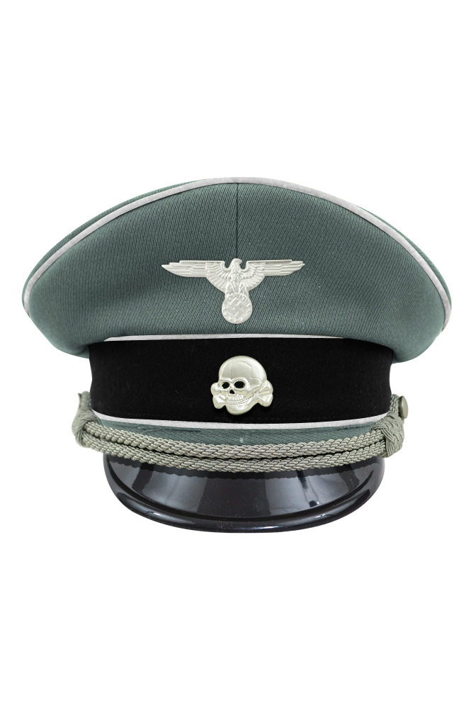 WW2 german cap,wehrmacht cap,SS visor cap,german visor cap,Infantry Visor cap,WWII german hat,field hat,WW2 hat,WW2 german,WWII german,german WW2 militaria,waffen ss hat,wehrmacht hat,crusher cap WW2,SS crusher cap