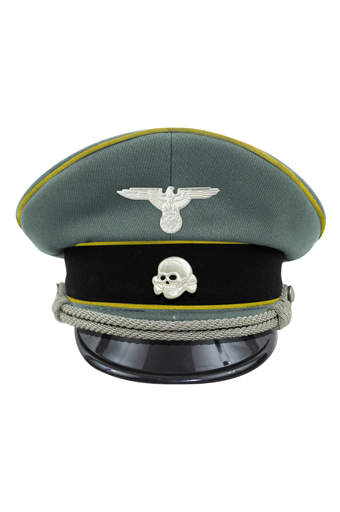 WW2 german cap,wehrmacht cap,SS visor cap,german visor cap,Signal Visor cap,WWII german hat,field hat,WW2 hat,WW2 german,WWII german,german WW2 militaria,waffen ss hat,wehrmacht hat,crusher cap WW2,SS crusher cap