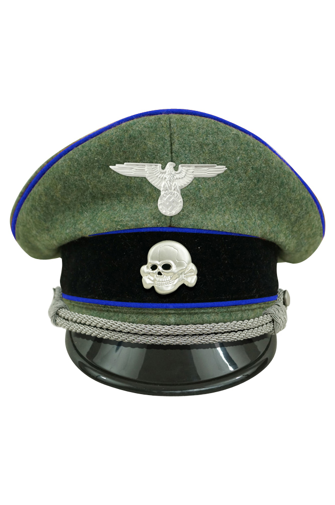 WW2 german cap,wehrmacht cap,SS visor cap,german visor cap,Medical Visor cap,WWII german hat,field hat,WW2 hat,WW2 german,WWII german,german WW2 militaria,waffen ss hat,wehrmacht hat,crusher cap WW2,SS crusher cap