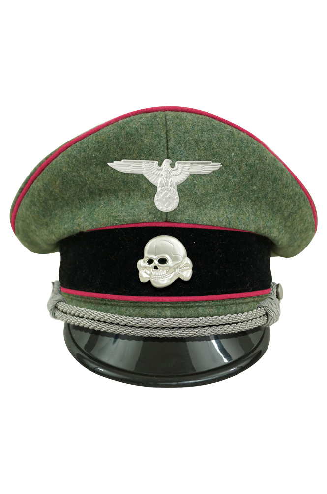 WW2 german cap,wehrmacht cap,SS visor cap,german visor cap,Panzer Visor cap,WWII german hat,field hat,WW2 hat,WW2 german,WWII german,german WW2 militaria,waffen ss hat,wehrmacht hat,crusher cap WW2,SS crusher cap