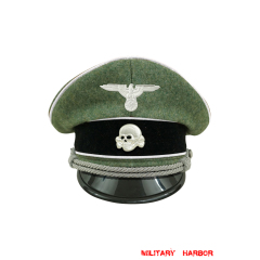 WWII German Waffen SS Infantry officer Wool Visor cap with insignia WW2 german cap,wehrmacht cap,SS visor cap,german visor cap,Infantry Visor cap,WWII german hat,field hat,WW2 hat,WW2 german,WWII german,german WW2 militaria,waffen ss hat,wehrmacht hat,crusher cap WW2,SS crusher cap