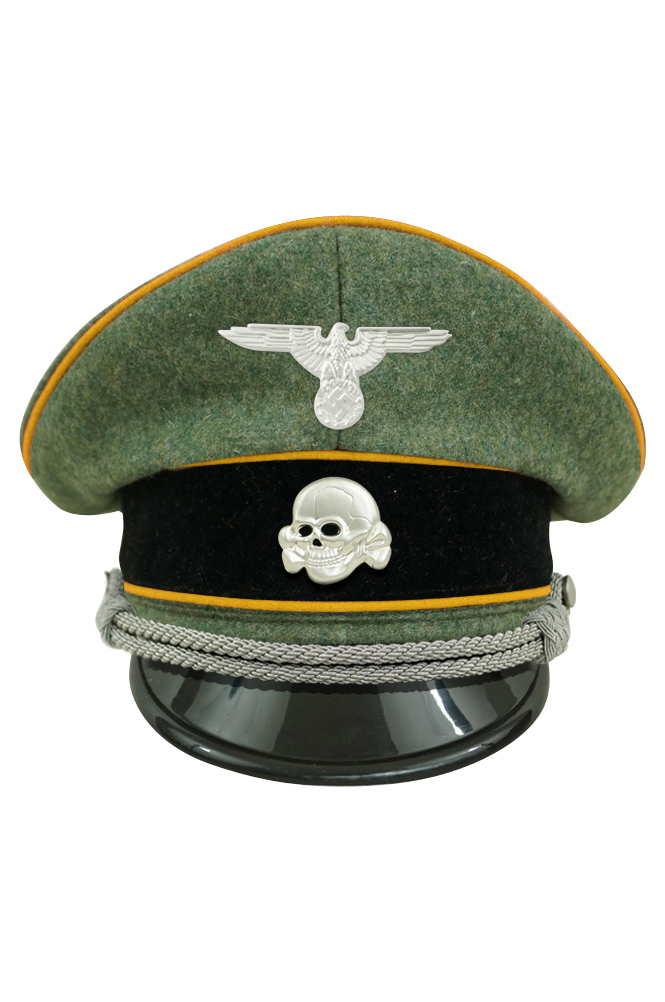 WW2 german cap,wehrmacht cap,SS visor cap,german visor cap,Cavalry Visor cap,WWII german hat,field hat,WW2 hat,WW2 german,WWII german,german WW2 militaria,waffen ss hat,wehrmacht hat,crusher cap WW2,SS crusher cap