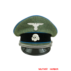 WWII German Waffen SS Transport Unit officer Wool Visor cap with insignia WW2 german cap,wehrmacht cap,SS visor cap,german visor cap,Transport Visor cap,WWII german hat,field hat,WW2 hat,WW2 german,WWII german,german WW2 militaria,waffen ss hat,wehrmacht hat,crusher cap WW2,SS crusher cap