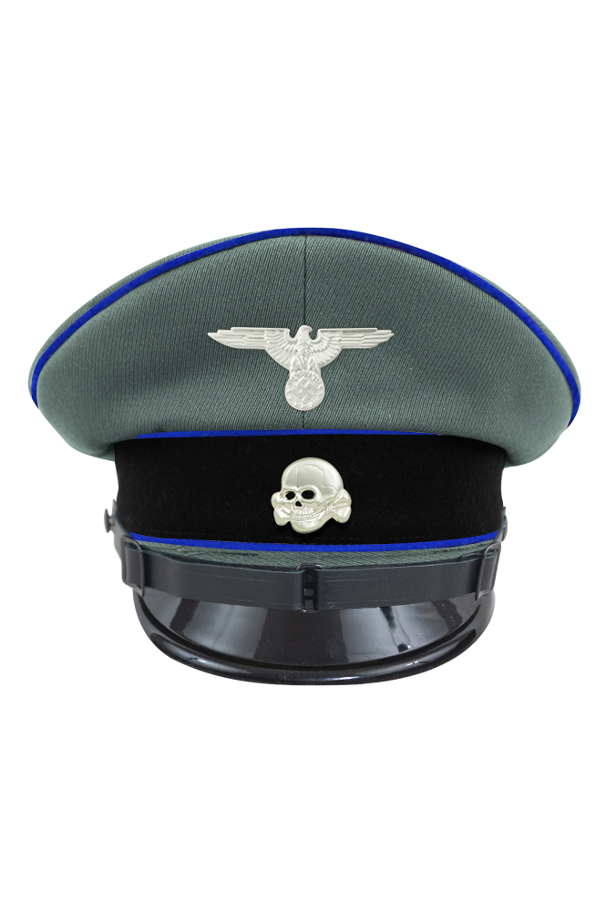 WW2 german cap,wehrmacht cap,SS visor cap,german visor cap,Medical Visor cap,WWII german hat,field hat,WW2 hat,WW2 german,WWII german,german WW2 militaria,waffen ss hat,wehrmacht hat,crusher cap WW2,SS crusher cap