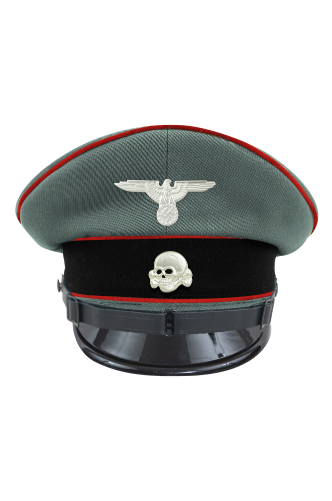 WW2 german cap,wehrmacht cap,SS visor cap,german visor cap,Artillery Visor cap,WWII german hat,field hat,WW2 hat,WW2 german,WWII german,german WW2 militaria,waffen ss hat,wehrmacht hat,crusher cap WW2,SS crusher cap