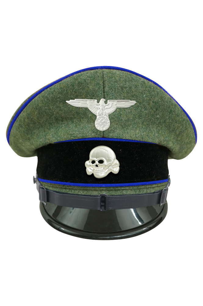 WW2 german cap,wehrmacht cap,SS visor cap,german visor cap,Medical Visor cap,WWII german hat,field hat,WW2 hat,WW2 german,WWII german,german WW2 militaria,waffen ss hat,wehrmacht hat,crusher cap WW2,SS crusher cap