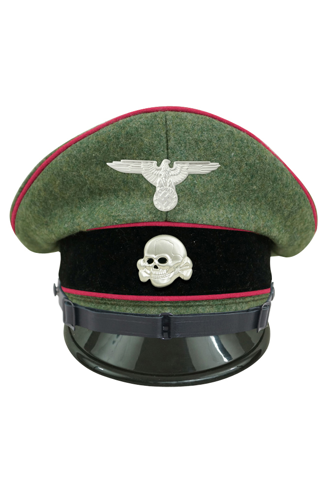 WW2 german cap,wehrmacht cap,SS visor cap,german visor cap,Panzer Visor cap,WWII german hat,field hat,WW2 hat,WW2 german,WWII german,german WW2 militaria,waffen ss hat,wehrmacht hat,crusher cap WW2,SS crusher cap
