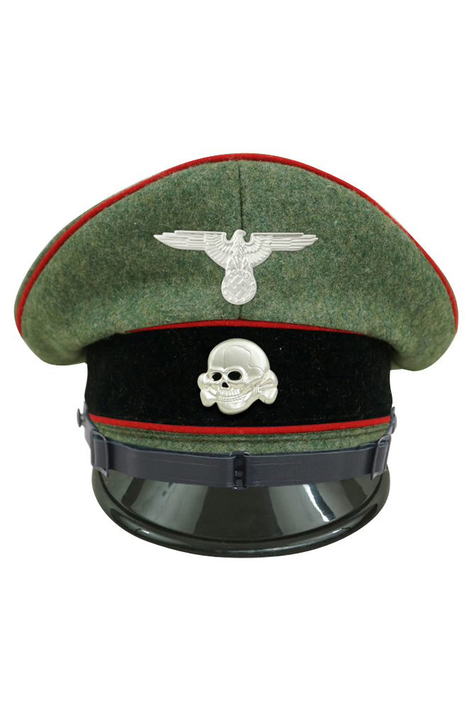 WW2 german cap,wehrmacht cap,SS visor cap,german visor cap,Artillery Visor cap,WWII german hat,field hat,WW2 hat,WW2 german,WWII german,german WW2 militaria,waffen ss hat,wehrmacht hat,crusher cap WW2,SS crusher cap