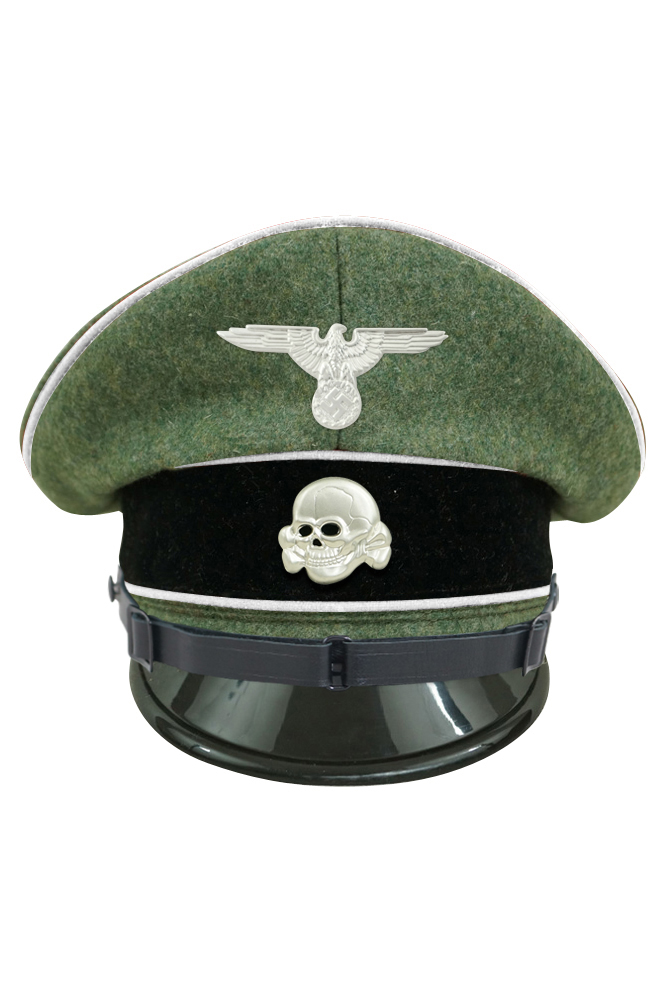 WW2 german cap,wehrmacht cap,SS visor cap,german visor cap,Infantry Visor cap,WWII german hat,field hat,WW2 hat,WW2 german,WWII german,german WW2 militaria,waffen ss hat,wehrmacht hat,crusher cap WW2,SS crusher cap