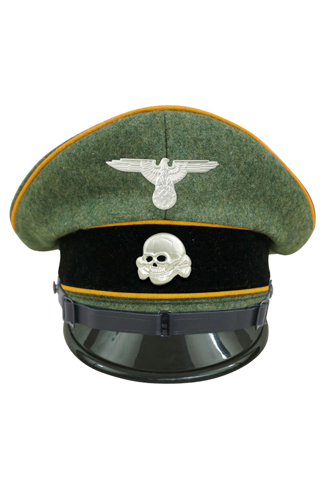WW2 german cap,wehrmacht cap,SS visor cap,german visor cap,Cavalry Visor cap,WWII german hat,field hat,WW2 hat,WW2 german,WWII german,german WW2 militaria,waffen ss hat,wehrmacht hat,crusher cap WW2,SS crusher cap