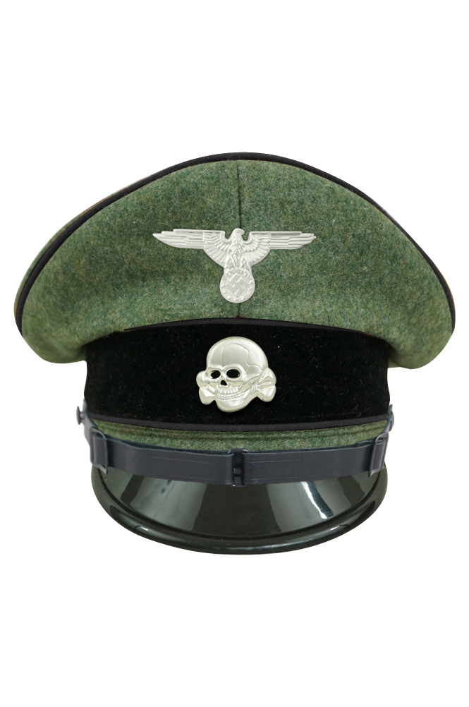 WW2 german cap,wehrmacht cap,SS visor cap,german visor cap,Pioneer Visor cap,WWII german hat,field hat,WW2 hat,WW2 german,WWII german,german WW2 militaria,waffen ss hat,wehrmacht hat,crusher cap WW2,SS crusher cap