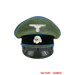 WWII German Waffen SS Transport Unit EM/NCO Wool Visor cap with insignia WWII German Waffen SS Transport Unit EM/NCO Wool Visor cap with insignia