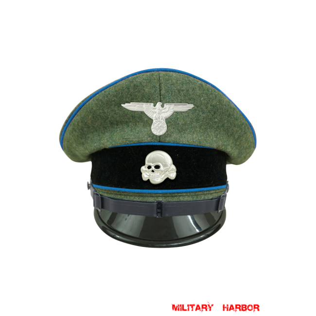 WWII German Waffen SS Transport Unit EM/NCO Wool Visor cap with insignia WW2 german cap,wehrmacht cap,SS visor cap,german visor cap,Transport Visor cap,WWII german hat,field hat,WW2 hat,WW2 german,WWII german,german WW2 militaria,waffen ss hat,wehrmacht hat,crusher cap WW2,SS crusher cap