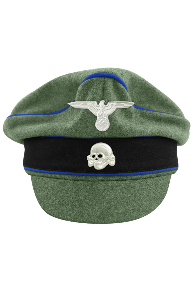 WW2 german cap,wehrmacht cap,SS visor cap,german visor cap,Medical Crusher cap,WWII german hat,field hat,WW2 hat,WW2 german,WWII german,german WW2 militaria,waffen ss hat,wehrmacht hat,crusher cap WW2,SS crusher cap