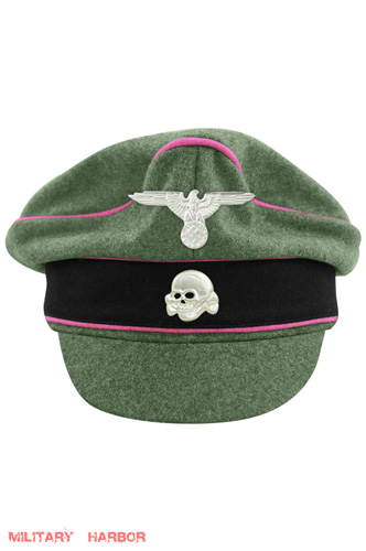 WW2 german cap,wehrmacht cap,SS visor cap,german visor cap,Panzer Crusher cap,WWII german hat,field hat,WW2 hat,WW2 german,WWII german,german WW2 militaria,waffen ss hat,wehrmacht hat,crusher cap WW2,SS crusher cap