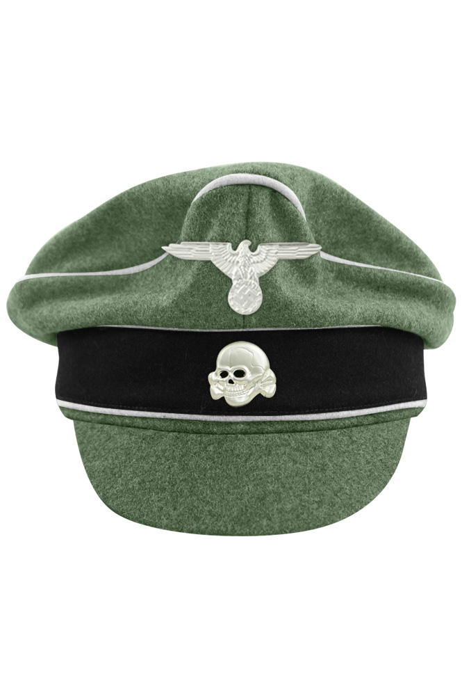 WW2 german cap,wehrmacht cap,SS visor cap,german visor cap,Infantry Crusher cap,WWII german hat,field hat,WW2 hat,WW2 german,WWII german,german WW2 militaria,waffen ss hat,wehrmacht hat,crusher cap WW2,SS crusher cap