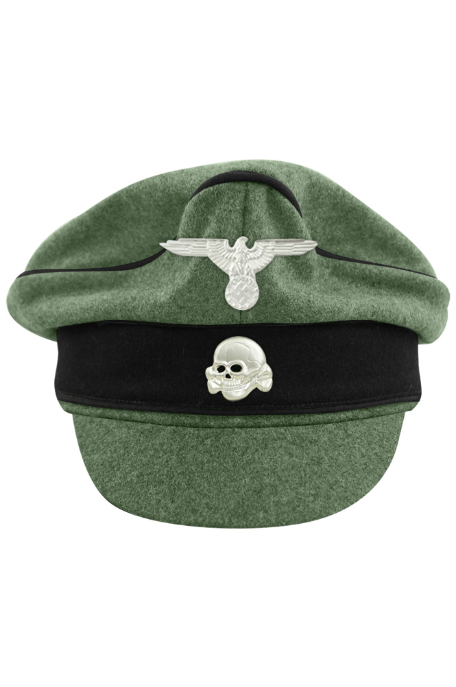 WW2 german cap,wehrmacht cap,SS visor cap,german visor cap,Pioneer Crusher cap,WWII german hat,field hat,WW2 hat,WW2 german,WWII german,german WW2 militaria,waffen ss hat,wehrmacht hat,crusher cap WW2,SS crusher cap