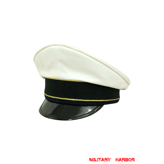 WWII German Luftwaffe General summer white Cotton Visor cap WW2 german cap,Luftwaffe visor cap,wehrmacht cap,german visor cap,General visor cap,WWII german hat,field hat,WW2 hat,WW2 german,WWII german,german WW2 militaria,waffen ss hat,wehrmacht hat,crusher cap WW2,SS crusher cap