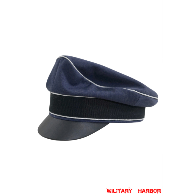 WWII German Luftwaffe Officer blue Gabardine Crusher Visor cap WW2 german cap,Luftwaffe visor cap,wehrmacht cap,german visor cap,Officer visor cap,WWII german hat,field hat,WW2 hat,WW2 german,WWII german,german WW2 militaria,waffen ss hat,wehrmacht hat,crusher cap WW2,SS crusher cap