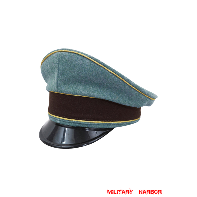 WWII German Police General Wool Visor Cap ww2 german cap,Police visor cap,gestapo visor cap,german visor cap,General visor cap