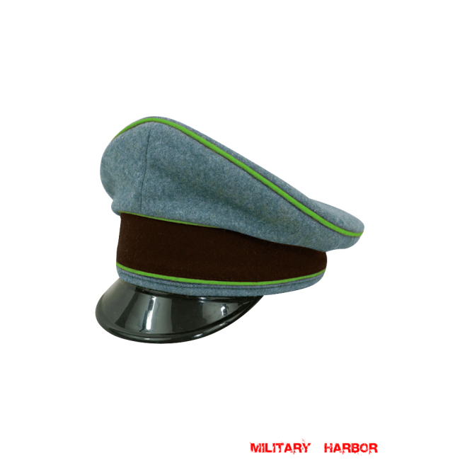 WWII German Schutzpolizei Protection Police Wool Visor Cap ww2 german cap,Police visor cap,gestapo visor cap,german visor cap,General visor cap