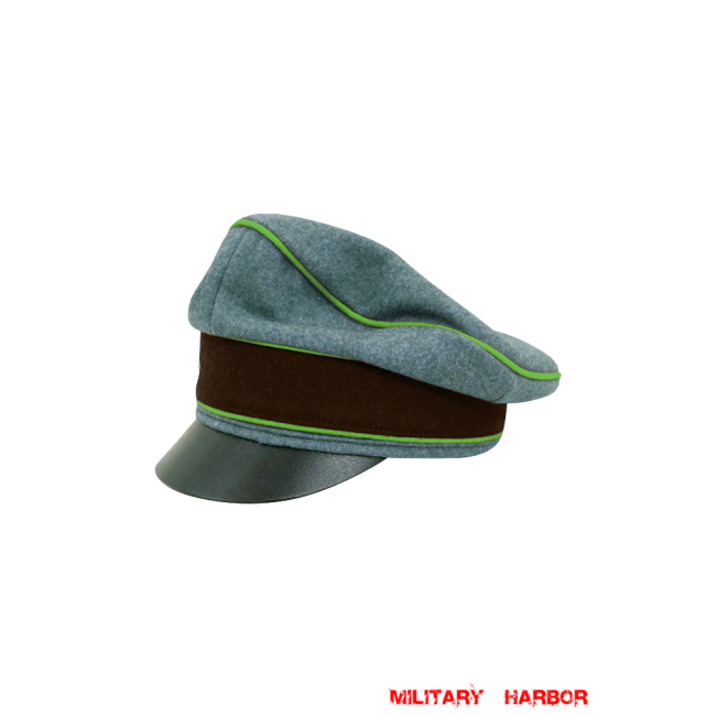 WWII German Schutzpolizei Protection Police Wool Crusher Visor Cap ww2 german cap,Police visor cap,gestapo visor cap,german visor cap,General visor cap