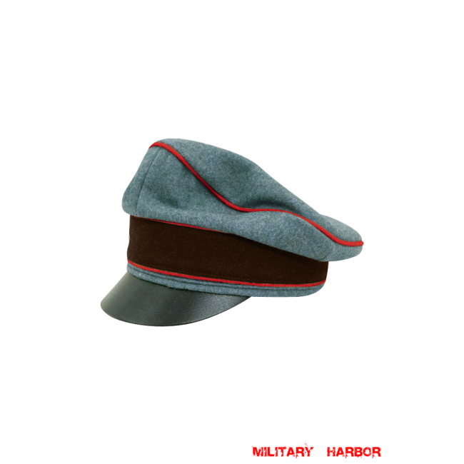 WWII German Traffic Police Wool Crusher Visor Cap ww2 german cap,Police visor cap,gestapo visor cap,german visor cap,General visor cap