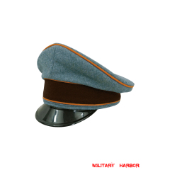 WWII German Gendarmerie 1942 Wool Visor Cap WWII German Gendarmerie 1942 Wool Visor Cap