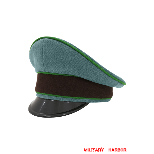 WWII German Schutzpolizei Protection Police Gabardine Visor Cap German Police Visor Cap
