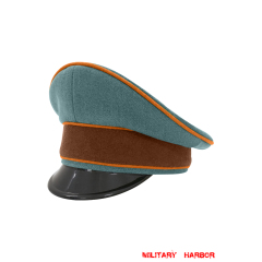WWII German Gendarmerie Gabardine Visor Cap German Police Visor Cap