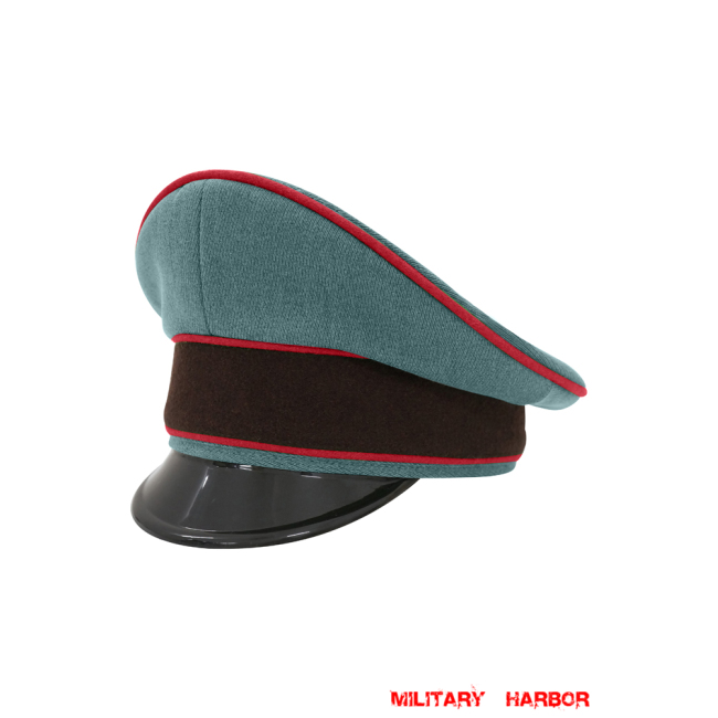 WWII German Traffic Police Gabardine Visor Cap German Police Visor Cap