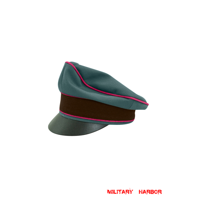 WWII German Municipal Police Gabardine Crusher Visor Cap ww2 german cap,Police visor cap,gestapo visor cap,german visor cap,General visor cap