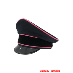 WWII German Fire Police Gabardine Visor Cap ww2 german cap,Police visor cap,gestapo visor cap,german visor cap,General visor cap