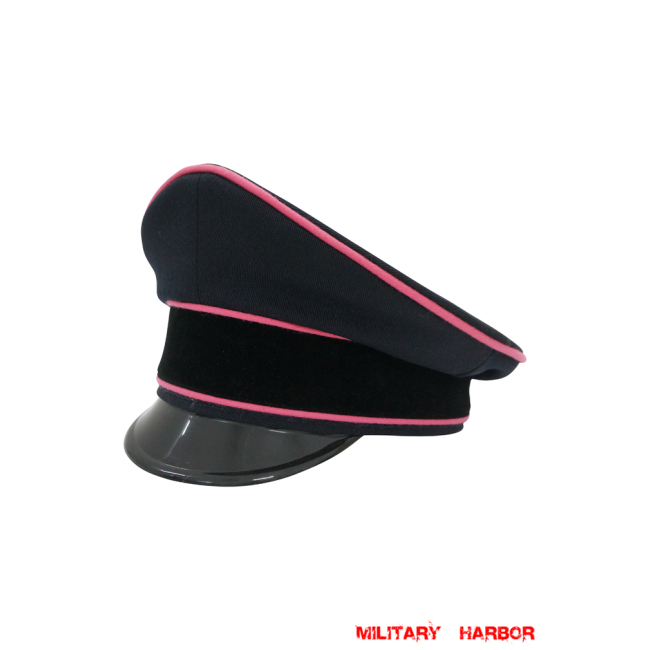 WWII German Fire Police Gabardine Visor Cap ww2 german cap,Police visor cap,gestapo visor cap,german visor cap,General visor cap
