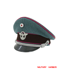 WWII German Municipal Police Officer Wool Visor Cap With Insignias ww2 german cap,Police visor cap,gestapo visor cap,german visor cap,General visor cap