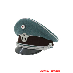 WWII German Administrative Police Officer Wool Visor Cap With Insignias ww2 german cap,Police visor cap,gestapo visor cap,german visor cap,General visor cap