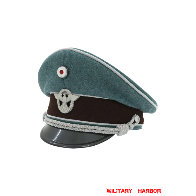 WWII German Administrative Police Officer Wool Visor Cap With Insignias ww2 german cap,Police visor cap,gestapo visor cap,german visor cap,General visor cap