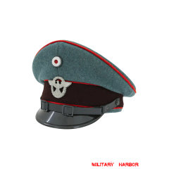 WWII German Traffic Police EM Wool Visor Cap With Insignias ww2 german cap,Police visor cap,gestapo visor cap,german visor cap,General visor cap