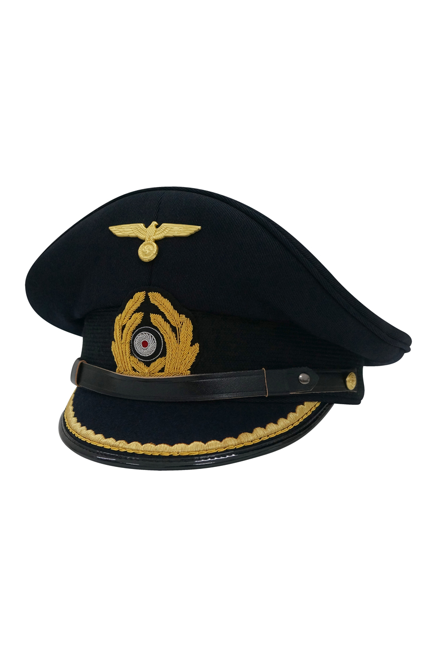 ww2 german Kriegsmarine cap,Kriegsmarine visor cap,Kriegsmarine Lieutenant visor cap,Kriegsmarine Captain visor cap,Kriegsmarine General visor cap