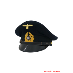 WWII German Kriegsmarine NCO Wool Visor Cap ww2 german Kriegsmarine cap,Kriegsmarine visor cap,Kriegsmarine Lieutenant visor cap,Kriegsmarine Captain visor cap,Kriegsmarine General visor cap
