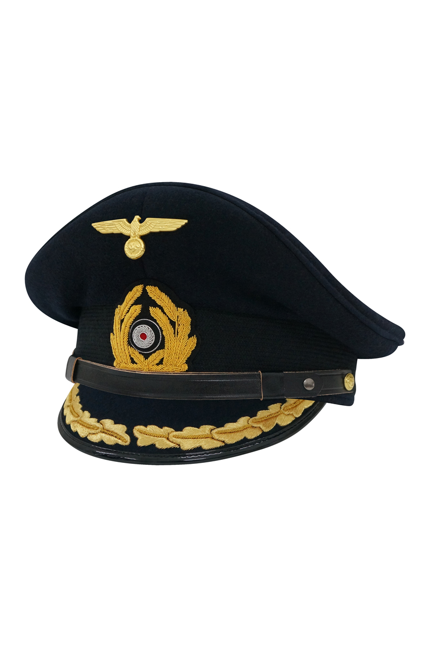 ww2 german Kriegsmarine cap,Kriegsmarine visor cap,Kriegsmarine Lieutenant visor cap,Kriegsmarine Captain visor cap,Kriegsmarine General visor cap