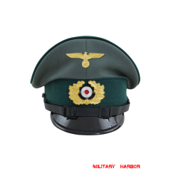 WWII German Kriegsmarine Coastal EM Gabardine Visor Cap With Insignia ww2 german Kriegsmarine cap,Kriegsmarine visor cap,Kriegsmarine Lieutenant visor cap,Kriegsmarine Captain visor cap,Kriegsmarine General visor cap