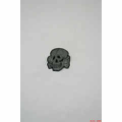 WWII German Bevo SS Cap Skull - Officer WW2 german badge,wehrmacht cap insignia,Luftwaffe cap insignia,SS cap insignia,German Cap Skull Camoflage Spring,german badge WWII,militaria german,WWII german,wehrmacht badge,Luftwaffe badge,SS badge,german cap skull,WW2 german hat insignia,WWII german hat,WW2 german cap,WW2 german hat badge,BEVO insignia,BEVO badge,german field cap,german overseas cap