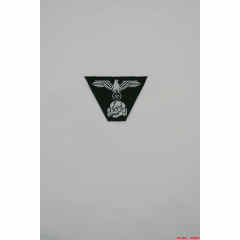 WWII German Bevo field cap Insignia SS Panzer EM WW2 german badge,wehrmacht cap insignia,Luftwaffe cap insignia,SS cap insignia,German cap Insignia  Panzer EM,german badge WWII,militaria german,WWII german,wehrmacht badge,Luftwaffe badge,SS badge,german cap eagle,WW2 german hat insignia,WWII german hat,WW2 german cap,WW2 german hat badge,BEVO insignia,BEVO badge,german field cap,german overseas cap
