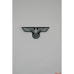 WWII German Bevo Cap Eagle - Panzer EM WW2 german badge,wehrmacht cap insignia,Luftwaffe cap insignia,SS cap insignia,German Cap Eagle Panzer EM,german badge WWII,militaria german,WWII german,wehrmacht badge,Luftwaffe badge,SS badge,german cap eagle,WW2 german hat insignia,WWII german hat,WW2 german cap,WW2 german hat badge,BEVO insignia,BEVO badge,german field cap,german overseas cap
