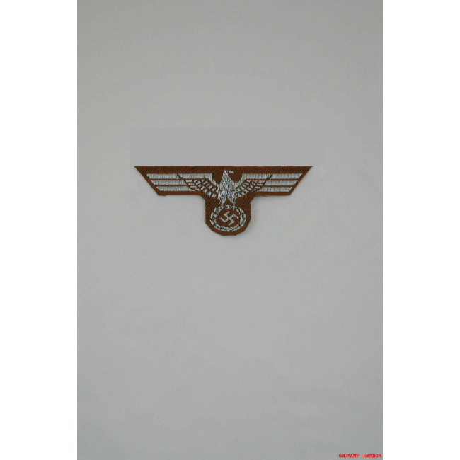 WWII German Bevo Cap Eagle - DAK Officer WW2 german badge,wehrmacht cap insignia,Luftwaffe cap insignia,SS cap insignia,German Cap Eagle DAK Officer,german badge WWII,militaria german,WWII german,wehrmacht badge,Luftwaffe badge,SS badge,german cap eagle,WW2 german hat insignia,WWII german hat,WW2 german cap,WW2 german hat badge,BEVO insignia,BEVO badge,german field cap,german overseas cap