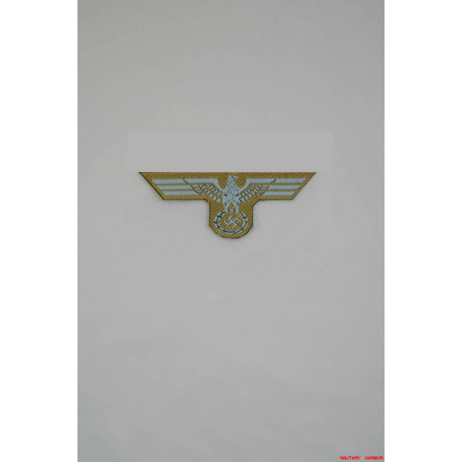 WWII German Bevo Cap Eagle - DAK EM WW2 german badge,wehrmacht cap insignia,Luftwaffe cap insignia,SS cap insignia,German Cap Eagle DAK EM,german badge WWII,militaria german,WWII german,wehrmacht badge,Luftwaffe badge,SS badge,german cap eagle,WW2 german hat insignia,WWII german hat,WW2 german cap,WW2 german hat badge,BEVO insignia,BEVO badge,german field cap,german overseas cap