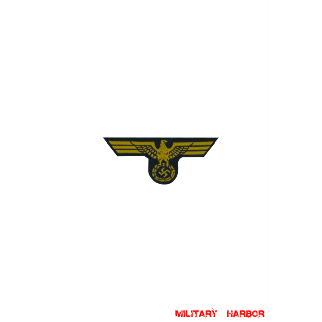 WWII German Bevo Cap Eagle - Kriegsmarine EM WW2 german badge,wehrmacht cap insignia,Luftwaffe cap insignia,Kriegsmarine Cap Insignia,SS cap insignia,German Cap Eagle Navy EM,german badge WWII,militaria german,WWII german,wehrmacht badge,Luftwaffe badge,SS badge,german cap eagle,WW2 german hat insignia,WWII german hat,WW2 german cap,WW2 german hat badge,BEVO insignia,BEVO badge,german field cap,german overseas cap