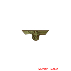 WWII German Bevo Cap Eagle - Kriegsmarine Tropical Officer WW2 german badge,wehrmacht cap insignia,Luftwaffe cap insignia,Kriegsmarine Cap Insignia,SS cap insignia,German Cap Eagle Navy Tropica Officer,german badge WWII,militaria german,WWII german,wehrmacht badge,Luftwaffe badge,SS badge,german cap eagle,WW2 german hat insignia,WWII german hat,WW2 german cap,WW2 german hat badge,BEVO insignia,BEVO badge,german field cap,german overseas cap