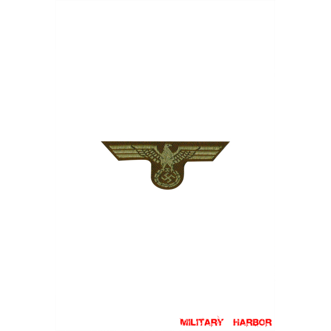 WWII German Bevo Cap Eagle - Kriegsmarine Tropical Officer WW2 german badge,wehrmacht cap insignia,Luftwaffe cap insignia,Kriegsmarine Cap Insignia,SS cap insignia,German Cap Eagle Navy Tropica Officer,german badge WWII,militaria german,WWII german,wehrmacht badge,Luftwaffe badge,SS badge,german cap eagle,WW2 german hat insignia,WWII german hat,WW2 german cap,WW2 german hat badge,BEVO insignia,BEVO badge,german field cap,german overseas cap